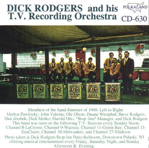 Dick Rogers And His T.V. Recording Orchestra CD - 630 - Click Image to Close
